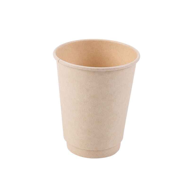 12 oz engangs biologisk nedbrytbar dobbeltlags papirkopp