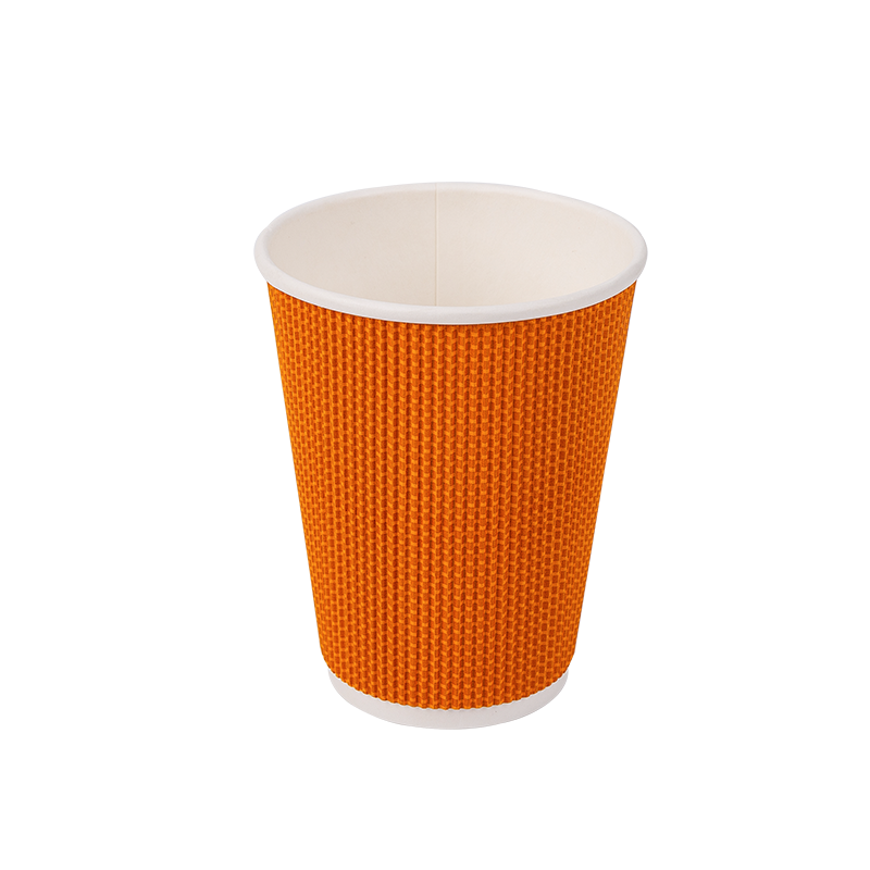 12 oz engangs biologisk nedbrytbare bølgepapirkopper