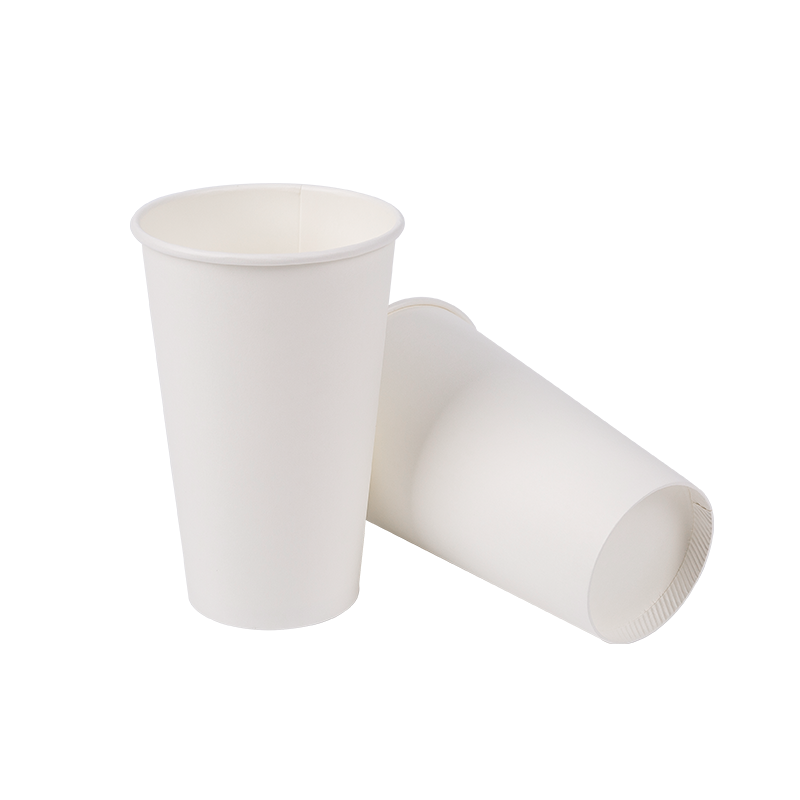 16 oz engangs biologisk nedbrytbar enkeltlags papirkopp