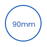 90mm engangs PP-kopplokk icon