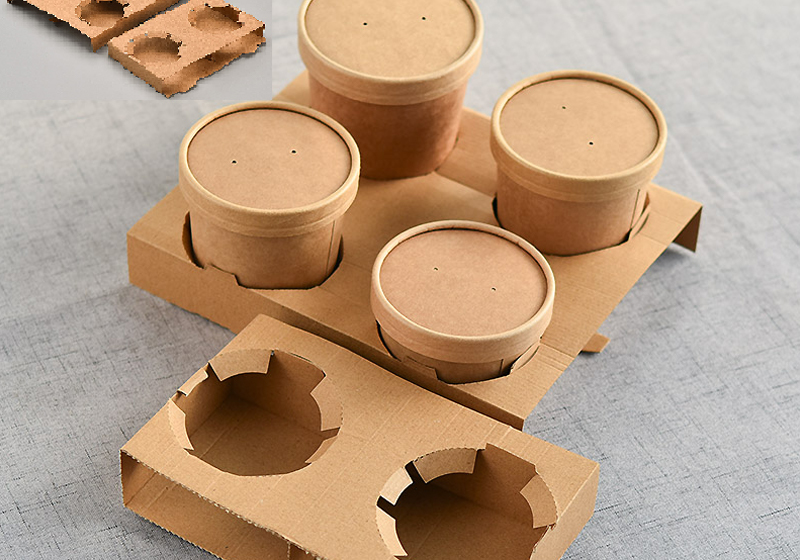 Engangs Kraft Paper Fire koppholder